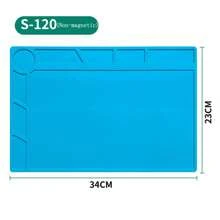 1 件耐热绝缘硅胶焊接垫、电子维修工作站垫、手机防静电垫、电子爱好者必备工具、枪式烙铁、工作台、手机、笔记本电脑、平板电脑、个人电脑、相机维修工具