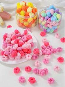 300pcs/Pack Mixed Color Hair Ties, High Elasticity & Non-Damaging Hair Bands