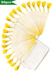 1 PEÇA/5 PEÇAS/10 PEÇAS Nécessaire de Zíper de Lona com Borla, Bolsa para Maquiagem para Viagem, Organizador de Maquiagem, Nécessaire de Lápis, Para Férias, Praia, Banheiro, Coleção de Quarto, Grande Capacidade