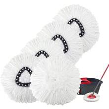 5 Pack Spin Mop Replacement Heads Mop Refills Microfiber Mop Replace Heads Safe For All Hardsurfaced Floors