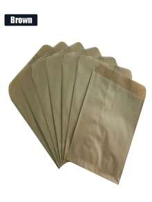 25/50 件彩色牛皮纸袋、礼品袋、零食袋、礼品包装袋、婚礼生日新年派对礼品用品礼品袋 - 彩色 - 查看 8