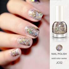 亮白闪亮指甲油 - 10ml 浓稠质地大亮片指甲油 - 防水持久速干 - 不脱色 - 适合居家美甲DIY和美甲护理，万圣节送给女性的礼物 - 彩色 - 查看 13