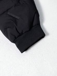 1件装 男童休闲保暖加厚冬季长裤，儿童秋冬季长裤 - 黑色 - 查看 11