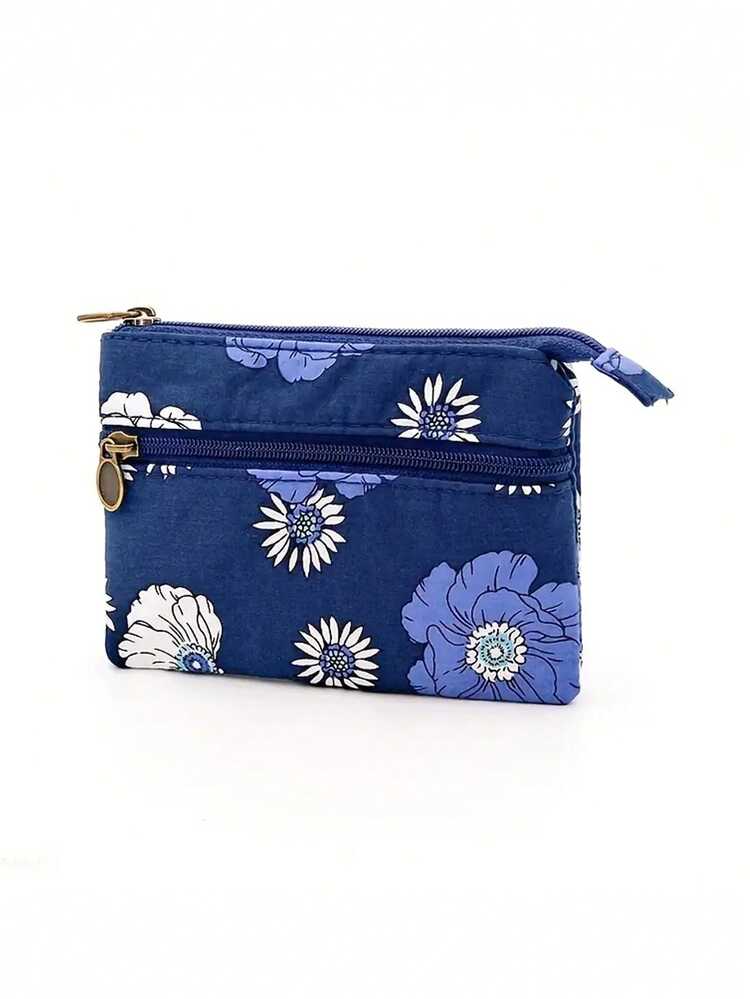 1 pieza Bolsa de cosméticos pequeña, bolsa de almacenamiento, monedero de viaje, bolsa de aseo, bolsa de cosméticos linda, bolsa de cosméticos de viaje, bolsa de aseo, bolsa de almacenamiento de cosméticos, bolsa de almacenamiento portátil de gran capacidad, bolsa de cosméticos pequeña como regalo para mujeres, bolsa de almacenamiento, monedero de viaje para cosméticos - Multicolor - Añade 9