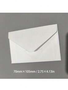 10-50 件经典白色黑色牛皮纸空白迷你纸质窗口信封，小卡片/便签夹，适用于婚礼请柬、生日派对礼物和圣诞节庆祝活动 - 彩色 - 查看 19