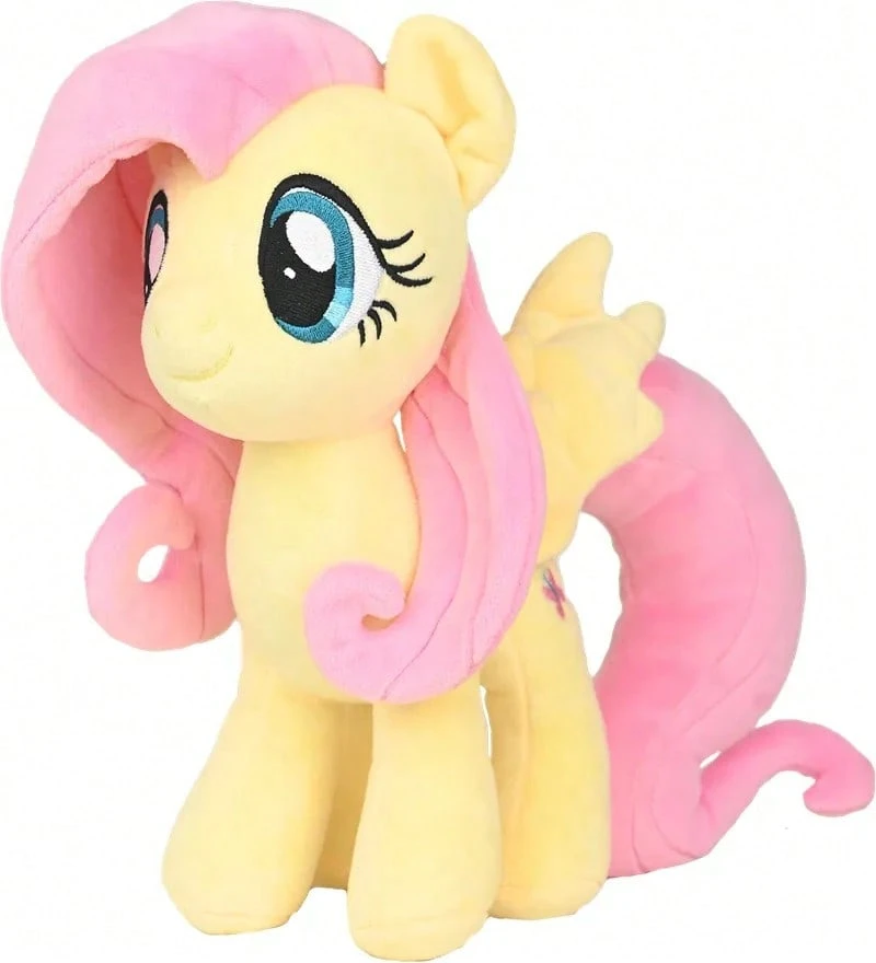 Hasbro Hasbro 毛绒玩偶 - 暮光闪闪公主造型，闪亮独角和彩虹鬃毛，柔软舒适，适合女孩，节日礼物，适合3岁以上儿童，官方授权角色 - Fluttershy - 查看 1