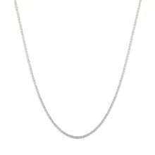 Starry Sparkling Necklace For Women Italian Clavicle Chain Neck Chain Simple Flash Choker Stackable Design - Dây chuyền bạc lấp lánh (40+5cm) - Xem 5