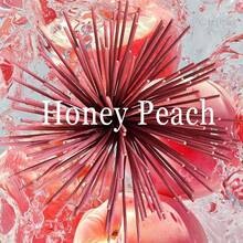 Ciqcai 8,66-calowe kadzidełka o zapachu brzoskwini, bambusowe kadzidełka o zapachu brzoskwini, odpowiednie do wystroju wnętrz, jogi, medytacji, przyjęć i świąt, czerwca, Dnia Matki, Dnia Ojca, 4 lipca