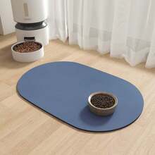 1 Pieza/Alfombrilla absorbente para comida de perro - Alfombrilla para comida y agua de gatos y perros, alfombrilla para comida de mascotas de secado rápido, alfombrilla para alimentación de perros libre de manchas, accesorios para mascotas - Alfombrilla para tazón de agua de perro adecuada para bebedores desordenados [6 colores a elegir]