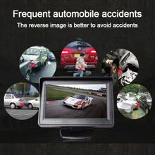 High-Definition 1080P Reversing Camera, Super Large 4.3-Inch High-Definition Screen, 1080P High-Definition Night Vision Camera, Ultra-Low Latency Reversing Camera System, Blind Spot Monitoring At The Rear Of The Vehicle