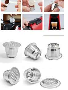 可重复使用的咖啡胶囊，适用于可填充不锈钢咖啡过滤器和意式浓缩咖啡配件