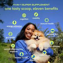 Native Pet Dog Vitamins &Amp; Supplements - 11-In-1 Multivitamin Powder For Dogs Food Topper - Collagen, Glucosamine, Probiotics, Omega &Amp; More- Supports Healthy Gut, Mobility &Amp; Overall Health -60 Scoops - MàuA - Xem 2