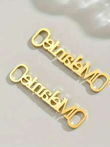 Personalized Name Shoe Buckle In Silvery Custom 1 Pair Shoelace Clips Lace Decoration Charm Shoe Jewelry Accessories Stainless Steel Shoe Buckle Personalized Shoelace Decoration Clips For Her Him Birthday Gifts Christmas Gifts,School Supplies,Back To School,School Gift,For Office,For School,For Classroom,For Teacher Gifts,For University,For Colleague,For Dorm Rooms,For Teacher,For Boys And Girls,For Teenagers,Junior High School Students,Middle School Students,High School Senior High School Students,College Students,University Students,Freshman,Sophomore,Underclassmen