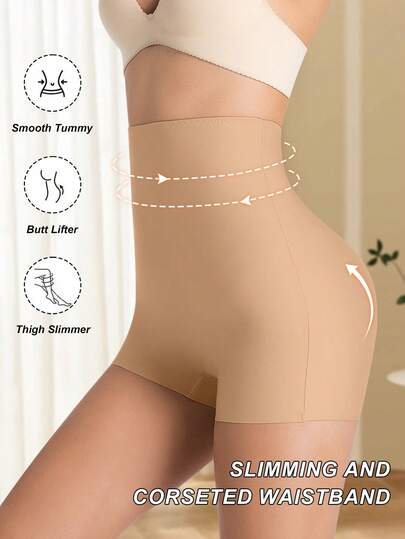 New Fashion Comfort High Waist Shaping Panties Seamless Tummy Control Panties Slimming Sheath Flat Belly Hip Butt Lifter Panty Shorts Women Underwear