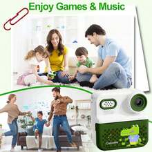 2.4-Inch Compact Digital Camera - Flash, Selfie Mode, Video Recording, Instant Thermal Printing - Ideal Birthday Gift.