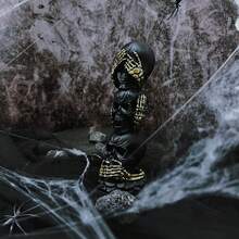 1pc Skeleton, Ghost Bride & Groom Resin Painted Tabletop Decor For Christmas Decor - Multicolor - View 9