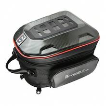Expandable Motorcycle Helmet Storage Bag – LED Strip (No Battery), Waterproof, Multi-Functional - Black - View 2