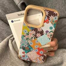 Funda para phone con diseño estampado de cuadros. Compatible con phone X, 14 Pro, 16, 15 Plus, 11, 12, 13 y XS. Piel sintética suave. - Colores mixtos 1 - Ver 2