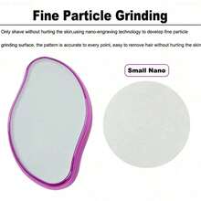 Hot Crystal Physical Hair Removal Eraser Glass Hair Remover Painless Epilator Easy Cleaning Reusable Body Care Depilation Tool, For Hotel/Commercial For Commercial Laundries - 1PC - 查看 3