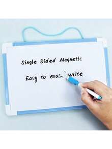 Single Sided Magnetic White Board Office Bulletin Board Dry Eraser Board Hanging Message Board For Draw Graffiti Handle Official Business Write Leave A Message Message Recording Multi Functional Writing Board Single Sided Magnetic Writing Board