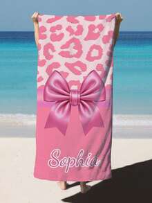 Personalized Kids Beach Towel,Summer Birthday Gift For Kids,Summer Vibes,Girls Beach Trip,Custom Beach Towel,Swimming Pool,Beach Decor,Christmas Gift Supplies