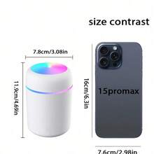 1pc 300ml USB Powered Colorful Mini Humidifier, Suitable For Home, Office And Car - Multiple Colors Available, Daily Humidification, Prevent Dryness - Multicolor - View 11