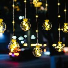 [Hot Recommendation] Solar New Wishing Ball Light, 8 Lighting Modes, Garden, Patio, Porch, Wedding, Party, Christmas, Halloween, New Year Outdoor Decoration, Solar Outdoor Light, Outdoor Garden Light - 1PC 圓球燈-暖白-太陽能 - 查看 9