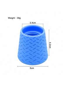 1 件便携式宠物清洁淋浴喷头，适合户外使用，硅胶宠物淋浴喷头，高防水等级，宠物清洁用品。可用于沐浴，但请勿将其浸泡在浴缸中，以免喷嘴堵塞。也适用于户外为狗狗降温；只需将其连接到矿泉水瓶上即可方便取用。