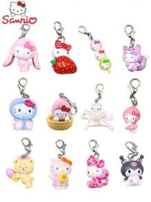 Sanrio Sanrio 1 buc Sanrio Hello Kitty pisică creativă lanț de telefon mobil decorare breloc drăguț colecție de păpuși cadou accesorii pandantiv, o varietate de opțiuni din care puteți alege înapoi la școală Ziua Îndrăgostiților