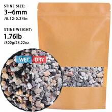 Natural Decorative River Stone - Mixed Color Pebble, Suitable For Aquarium, Garden, And Indoor/Outdoor Decorative Stone Crushed Stone, Suitable For Fish Tank Bottom Sand, Vase And Flower Pot Filling, Aquatic Plants, Micro Landscape, Mini Garden Natural Stone Mixture, Perfect For Halloween, Christmas, New Year
