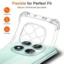 2 个减震气垫手机壳,适用于 Vivo 透明手机壳、Moto 透明手机壳、透明手机壳以及通用手机壳、手机保护套、手机壳、手机保护套、防摔壳、简约手机壳、纯色手机壳、四角防摔透明壳、TPU 壳、军用级防摔壳和轻薄手机壳套。防水防摔防刮