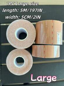 1pc Multifunctional Women's Invisible Bust Lift Tape, Anti-Glare Patch, Elastic Bust Wrap To Prevent Expansion And Swelling, Invisible Breast Lift And Lift Patch, Bandage Patch, Breathable Bust Lift Bra, Can Adjust Your Bust From A To E Cup! Super Adhesive, Won't Fall Off Even When Dancing And Sweating! Natural Gathering Shapes Charming Curves. Invisible And Seamless Design, Perfect For Deep V-Neck, Backless Dress, Wedding Gown. Breathable And Waterproof Material, Can Be Usedly For Sports And Fitness.