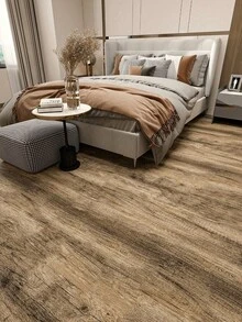 1 Roll Of Upgraded Thicker Brown Woodgrain Self-Adhesive Floor Sticker, Retro Vinyl Removable Floor Decal Suitable For Kitchen, Bedroom, Living Room (2 Width Options: 15.76/11.84in) Floor Tiles Flooring Floor Tiles Self Adhesive Floor Tiles Peel Stick Living Room Decor Room Decor Home Decor - Thickened - View 16