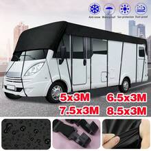 Waterproof Protective Roof Top Cover For Motorhome Caravan Camper - Black - View 2