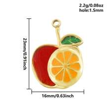 1pc/2pcs Luxury Delicate 304 Stainless Steel Electroplated Pendant Charms, Suitable For DIY Jewelry, Jewelry Making, Crafts - Ocean Life, Cherry, Flower Designs - Color - View 36