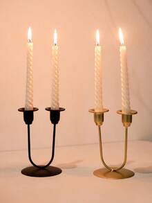 1pc Candle Holder - Decorative Candle Holder For Weddings, Dining Tables And Parties - Vintage Brass, Balcony Decor Vase Pedestal Candle Holder, Suitable For Weddings, Home Decor, Holiday Parties And Events