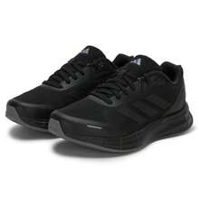 Adidas DURAMO X 休闲户外轻便舒适运动鞋，男女通用 - 黑/白/金屬銀 - 查看 3