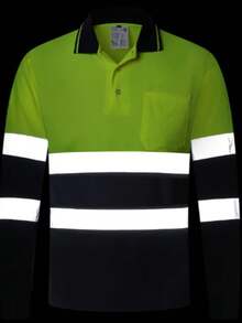 新型速干长袖和短袖反光安全 T 恤配有高可见度安全带口袋，符合 ANSI/ISEA 标准。