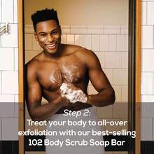 Best Sellers Kit No. 203, Features Signature No. 102 Original Body Scrub Soap Bar, No. 121 Facial Cleanser & No. 123 Facial Moisturizer, Great Gift For Men,12117937 - 玫瑰紅 - 查看 5