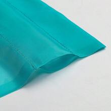 Turquoise Sheer Curtains 2 Panel Sets 84 Inch Length Transparent Light Weight Soft Window Panels For Study Room Living Room Bedroom Per Panel W42 X L84 Inches 1 Pair