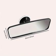 360° Adjustable Car Rearview Mirror With Suction Cup - Anti-Glare, Wide-Angle HD View, Reduces Blind Spots - Ideal For SUVs, Trucks, Coaches, Boats, Boat Safety Gear|Sleek Round Mirror|Highdefinition Mirror, Rear View Mirror Accessories - A - View 4