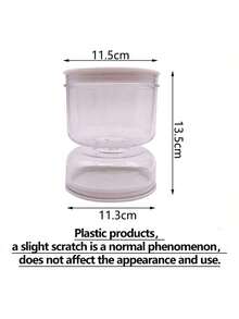 Large Capacity Pickle Jar ,Sealed Pickle Jar- Plastic Leak-Proof Pickling Storage Container With Dry-Wet Separation Design For Camping, Dining, And Refrigerator Use - Kitchen Essential Gadget - For Home Cooks & Food Enthusiasts - Perfect For Pickling & Storing Vegetables, Home Decor, Party & Christmas Storage