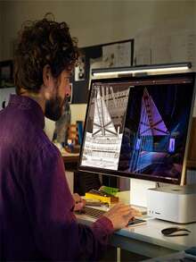 1条30厘米/40厘米RGB/三色背光USB LED显示器灯条，电脑显示灯，LED按键控制游戏屏幕灯，无屏幕眩光，保护眼睛，适用于家庭办公室，USB灯带 - 均碼 - 查看 10