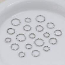 200pcs (5-12mm) Stainless Steel Double Loop Closed Jump Rings - Durable Jewelry Connectors For DIY Necklace, Bracelet, Earring Making - One Pack - View 12