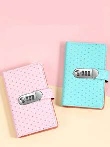 2025 Autumn/Winter Promotion New Bestselling Rhinestone Decorated Password Notebook, Large Capacity Cash & Document Storage