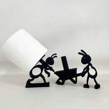 Ant Toilet Paper Holder - An Interesting Bathroom Roll Paper Ornament, Fun No Installation Toilet Paper Holder Independent Bathroom Set -3D Printed Black Ant Toilet Paper Holder - Fun Tissue Holder - Cute Bathroom Decoration (Toilet Paper Not Included),Christmas Decoration,Bedroom Decor,Room Decor Bedroom,Christmas Gifts,Christmas Decorations,Christmas Decorations Home