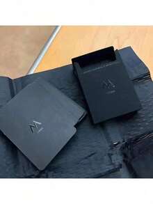 1 Set (54 Cards) Creative Black Minimalist Coated PVC Plastic Playing Cards, Waterproof, Hot Stamping, Playing Cards & Card Games, Durable, Easy To Shuffle, Flexible & Waterproof, Suitable For Pool & Beach Parties, Couples Games, Family Gatherings, Thanksgiving Gifts, Board Games With Friends & Family, Holiday Travel Entertainment. - Black - View 12