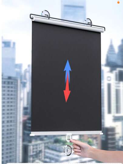 1pc Easy Install Blackout Curtain With Suction Cups, No Drilling Required, Blackout Fabric For Car Windows, Easy Privacy Screen For Kitchen, Bathroom, Bedroom, Hallway, Car Sun Shade, Privacy Protection, Suitable For Home And Vehicle, Can Also Be Used As Pet Barrier, A Convenient Peel And Stick Window Film, Wall Decor, Window Sticker. Privacy Protection, Ramadan Gift, Valentine's Day Car Privacy Cover