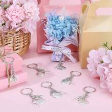 SUNNYCLUE 1 Box 20Pcs Never Give Up Keychain Bulk Ballet Keychain Pack Antique Silver Alloy Inspiration Word Dance Key Chains For Party Favor Wedding Favors Handbag Decoration Christmas Adults Gift