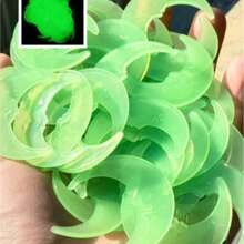 100 Stück 3cm Leucht-Sterne Wandaufkleber, 3D leuchtend, einfarbig & gemischte Farben, fluoreszierender Dekor, 4cm Mond Leucht-Wandaufkleber, helle leuchtende selbstklebende Kunststoffaufkleber, langanhaltend Heimdekoration, geeignet für Zuhause, Decke, Schlafzimmerwand, Raumdekoration, Badezimmerwanddekoration